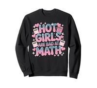 Hot Girls Are Bad At Math Chistes Escolares Confianza Sudadera