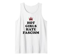 Hot Girls Hate Fascism Resist Anti Fascism Fall of Fascism Camiseta sin Mangas