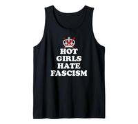 Hot Girls Hate Fascism Resist Fascism Antifascism No Fascism Camiseta sin Mangas
