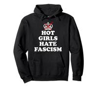 Hot Girls Hate Fascism Resist Fascism Antifascism No Fascism Sudadera con Capucha