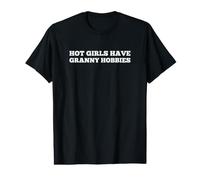 Hot Girls Have Granny Hobbies Funny Gardening Knitting Camiseta gráfica económica