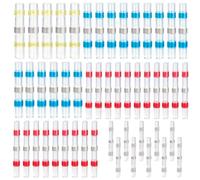 Hot Glue Sticks - 50 Pieces Hot Glue Gùn Stick | Hōt Melt Craft Ģlue - Tin Ring Thermal Insulator, Fifty Piece Multicolour Adhesive Set Is Ideal for Onśite Solder Joint Splicing