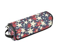 Hot Hair Tools Bolsa de viaje con alfombrilla de hierro organizador de herramientas de pelo de gran capacidad para estiradores, rizadores, secador de pelo, estrellas del Día de la Independencia