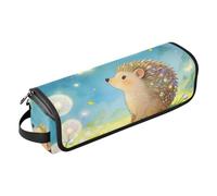Hot Hair Tools - Bolsa de viaje con almohadilla resistente al calor, diseño de erizo, estrellas, animales lindos_00001_00002, funda de transporte portátil para alisadores, rizadores, bolsa de secador