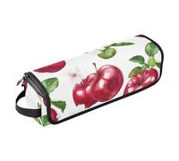 Hot Hair Tools - Bolsa de viaje con almohadilla resistente al calor, organizador de alisadores de pelo de gran capacidad para alisadores, rizadores, secador de pelo, manzanas, color blanco fruta