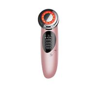Hot Import Skin Rejuvenation Instrument Home Instrument Facial Vibration RF Export Pore Cleansing Electronic Beauty Instrument, rose gold