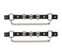 Hot Leathers BNL1004 - Juego de 2 cadenas para botas de motocicleta