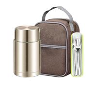 Hot Lunch Container, 1.2L Insulated Vacuum Food Bowl with Cutlery and Carry | Reusable Lunch Box for Work, Camping, Picnic, Sports, Hiking, Climbing, Travel and Outdoor Activities