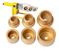 Hot Melt Welding Die Head - 3 piezas Heavy Duty Metal Welding Tips for Pipe Sealing, no tick Welder Attachment for Plumber Tool, Home Repair, Bonding, PVC, PPR, PE Fitting Work
