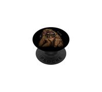 Hot Mess Bigfoot Coffee Is My Survival Juice Mujer PopSockets PopGrip Adhesivo