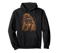 Hot Mess Bigfoot Coffee Is My Survival Juice Mujer Sudadera con Capucha