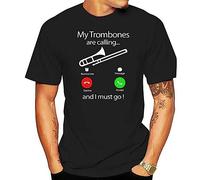 Hot My Trombones Are Calling - Remind Me Message Decline Standard Fashion T-Tshirts Camisetas y Tops tee Tshirts Camisetas y Tops Black(XX-Large)