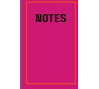 Hot Pink & Electric Orange Hardcover Notebook: Vibrant Two-Tone Hardcover Journal | 120 Pages Heavyweight Cream Paper