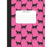 Hot Pink Kitties Composition Notebook Wide Ruled: A Perfect Notebook for Girls Kids Teens | Cat Lovers Journal Notebook Diary | K-12 College | Classic Simple and Adorable