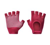 (Hot pink) Pilates Gloves Fitness Gloves Breathable Cycling Gloves Gym Gloves Training Gloves Sports Gloves for Dance Sport Yellow