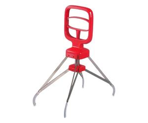 Hot Plate Gripper - 4 Claw Non Slip Stainless Steel | Kitchen Tool for Lifting Hot Pans Pots Bowls Dishes Air Fryer and Microwave Safely with Ergonomic Grip Design for Home Apartment Cooking Baking