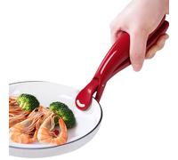 Hot Plate Gripper, Anti-Scalding Clip, Sin tirantes Heat-Resistant Grip 7.44×1.73×2.2in, Reusable Kitchen Tool, Microwave Dish Holder, Food-Safe Tongs, Countertop Safety, Cooking Utensil