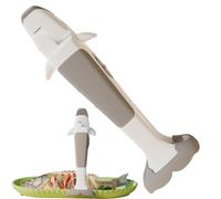 Hot Plate Gripper - Multifunctional 2-In-1 Whale Shape Anti-Scald Pot Holder and Dish Clamp for Cooking Grilling Baking Tray Kitchen Oven Serving, Strong Heat Resistant Grip Home