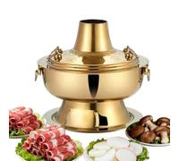 Hot Pot Burner, Steel Vessel, Heat Cooker, Food Server, for Party Events