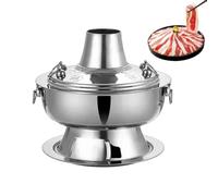 Hot Pot Burner, Steel Vessel, Heat Cooker, Food Server, for Party Events