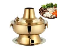 Hot Pot Burner, Steel Vessel, Heat Cooker, Food Server, for Party Events