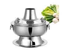 Hot Pot Burner, Steel Vessel, Heat Cooker, Food Server, for Party Events