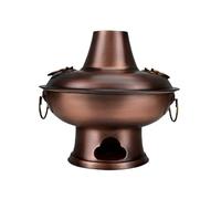Hot Pot Olla Caliente Olla Caliente De Carbón Tradicional Sopa Cobre For Amigos La Familia Comercial Cocina(30cm)