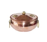 Hot Pot Olla Caliente Olla Caliente De Cobre, Espesada, For Sopa, Estufa Inducción Fondo Plano Comercial Cocina(22cm)