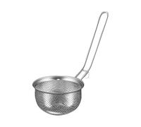 Hot Pot Strainer Scoop - Food Basket Strainers, Slotted Scoops Cooking Utensils, Heat Shielded Long Handle Grip, Fine Mesh Liquid Drainage System, Kitchen Tool for Home Indoor Use