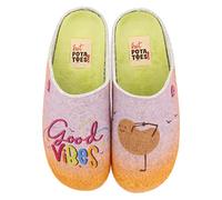 HOT POTATOES BALDOYLE, Pantuflas Mujer, Gris, 41 EU