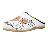 HOT POTATOES Fehrins, Pantuflas Mujer, Gris, 38 EU