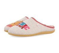 HOT POTATOES GUERET, Pantuflas Mujer, Gris, 38 EU