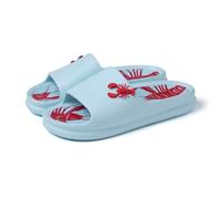 HOT POTATOES KONDOA, Chanclas Unisex Adulto, Celeste, 36 EU Ancho
