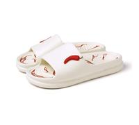HOT POTATOES KONDOA, Chanclas Unisex Adulto, Off-White, 42 EU Ancho