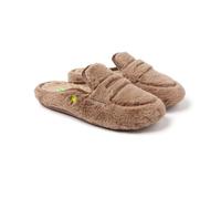 Hot Potatoes, Modelo HARRIETTA Zapatillas de estar por casa tipo Babucha de pelo largo con detalle antifaz en el corte para Mujer. lanta acolchada de pelo y extraíble, suela caucho natural y flexible.