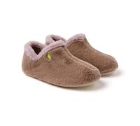 Hot Potatoes, Modelo KERRICK, Pantuflas de pelo y talón cerrado, Zapatillas de estar por casa Mujer, Ligeras piso flexible y formato viaje, Planta acolchada y de pelo suave, Suela caucho natural