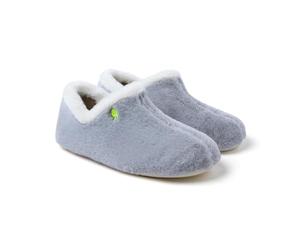 Hot Potatoes, Modelo KERRICK, Pantuflas de pelo y talón cerrado, Zapatillas de estar por casa Mujer, Ligeras piso flexible y formato viaje, Planta acolchada y de pelo suave, Suela caucho natural