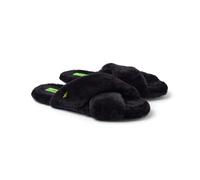 HOT POTATOES, Modelo MATTAWAN, Pantuflas de pala con pelo, Zapatillas de estar por casa Mujer, Ligeras, piso flexible y Formato viaje, Planta acolchada y de pelo suave, Suela caucho natural