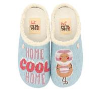 HOT POTATOES Nusdorf, Pantuflas Niñas, Aguamarina, 35 EU