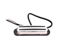 Hot Rails Humbucker tamaño de bobina única para guitarra eléctrica ST Squier, con pastilla de guitarra de tamaño único con rieles blancos