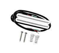 Hot Rails - Pastilla Humbucker de cerámica de repuesto para puente Humbucker de tamaño de bobina única para accesorios de guitarra eléctrica, piezas y accesorios de guitarra