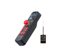 Hot RC DS800 +F-08A 8CH 2.4G Radio System Transmitter Color Screen Remote Control for Lawn Mower and Vehicle and Vessel Control
