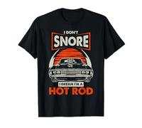 Hot Rod Dream Rat Rod Snore Humor Clásico Coche Garaje Vibe Camiseta