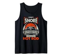Hot Rod Dream Rat Rod Snore Humor Clásico Coche Garaje Vibe Camiseta sin Mangas