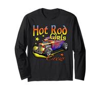 Hot Rod Girls Crew Damas con Muscle Cars Tuning modificación Manga Larga