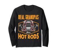Hot Rod Grandpa Real Grandpas Rat Rod Driver Coche Humor Vida Manga Larga