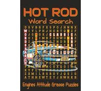 Hot Rod Word Search Book: Word Searches with Easy-to-Read Print about Hot Rods, Classic Cars, Vintage Engines and More | 6x9 inches, 110 pages | 55 ... enjoy relaxing, brain-boosting puzzle time.