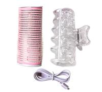 Hot Rollers Hair Curlers, Electric Rollers, 1.26×3.34inches Self-Adhesive Portable Hair Crimper, Wig Curling Styling Tools, Flawless Curls for Medium Curl