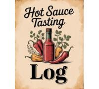 Hot Sauce Tasting Log: A Journal for Hot Sauce Lovers to Record Heat Levels, Flavor Notes, Ingredients, and Tasting Impressions