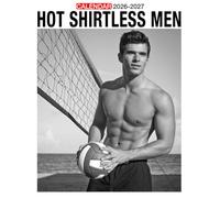 Hot Shirtless Men Calendar 2026 - 2027: Monthly Planner from 2026 to 2027 with Unruled Blocks Thick Paper and US Holidays for Eco Friendly Planning